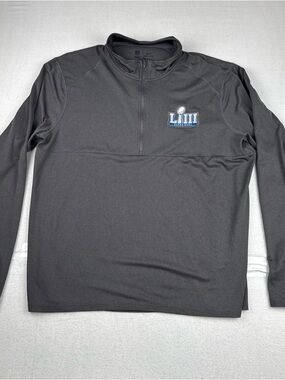 Nike Mens Super Bowl 53 LIII 1/4 Zip Pullover  Sz XL  NFL Football Athletic